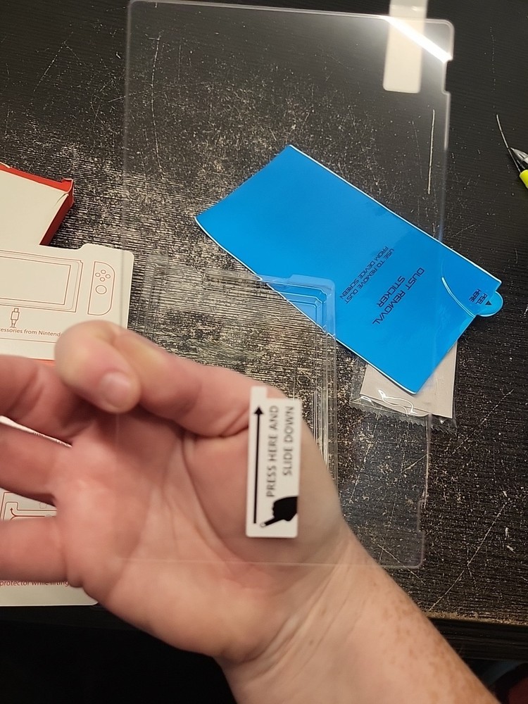 Onn Glass Screen Protector Compatible with Nintendo Switch