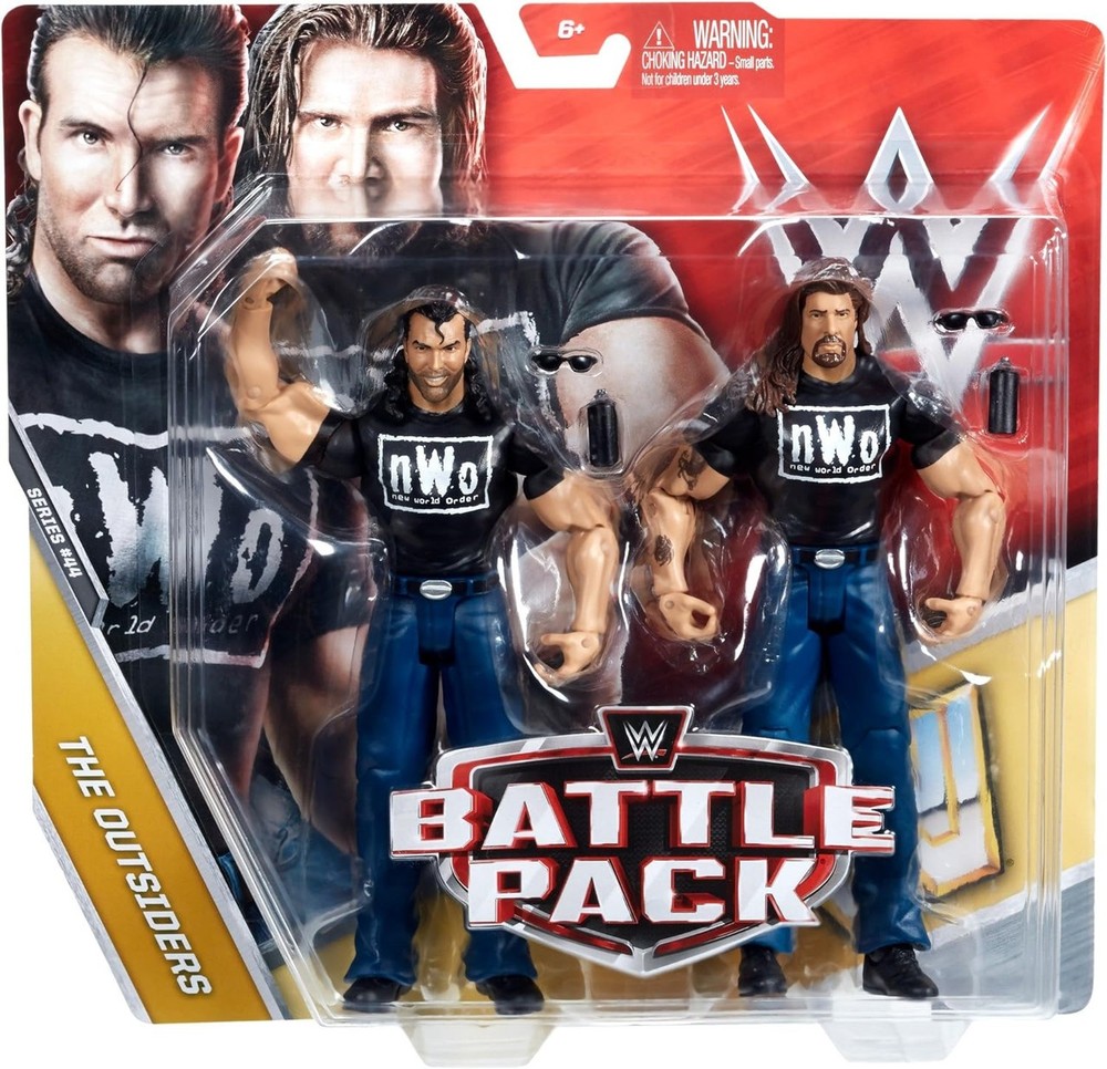 WWE Wrestling Battle Pack Series 36 Hall vs. Nash Figure (2-Pack) DAMAGED PACKAG