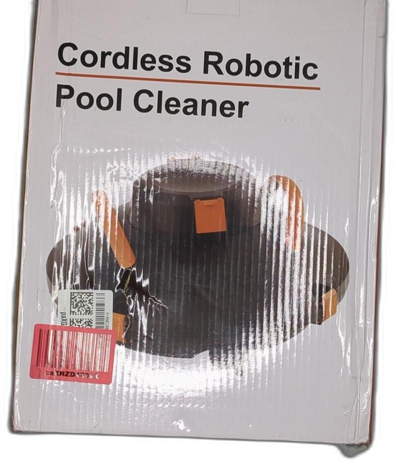 Cordless Robotic Pool Cleaner, Lasts 110 Min, Smart Sensor, Automatic Vacuum for