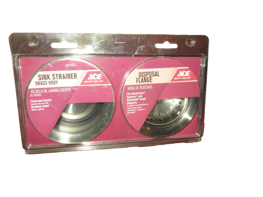 Kitchen Sink Fixed Post Basket Strainer  Garbage Disposal Flange 4331229