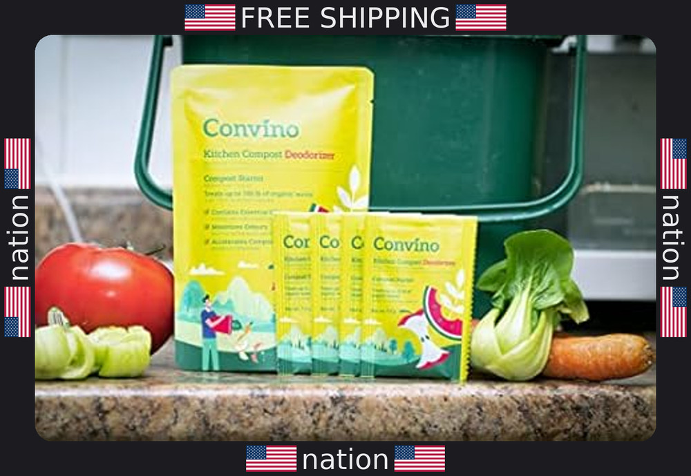 Compost Starter Accelerator - Reduce Odor & Boost Fertile Humus - 4 Packets