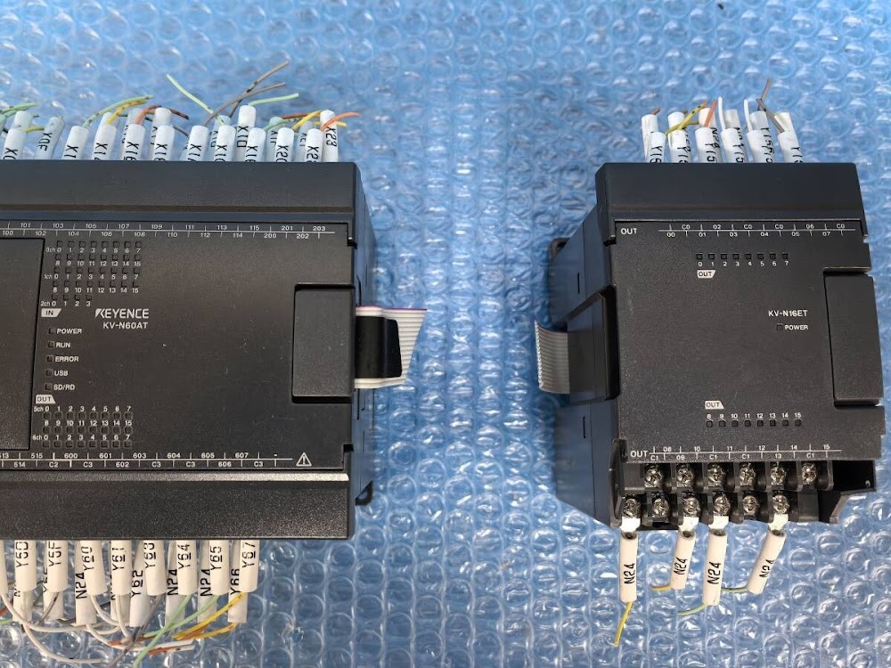 KEYENCE KV-N60AT KV-N16ET Programmable Logic Controller PLC TESTED USED