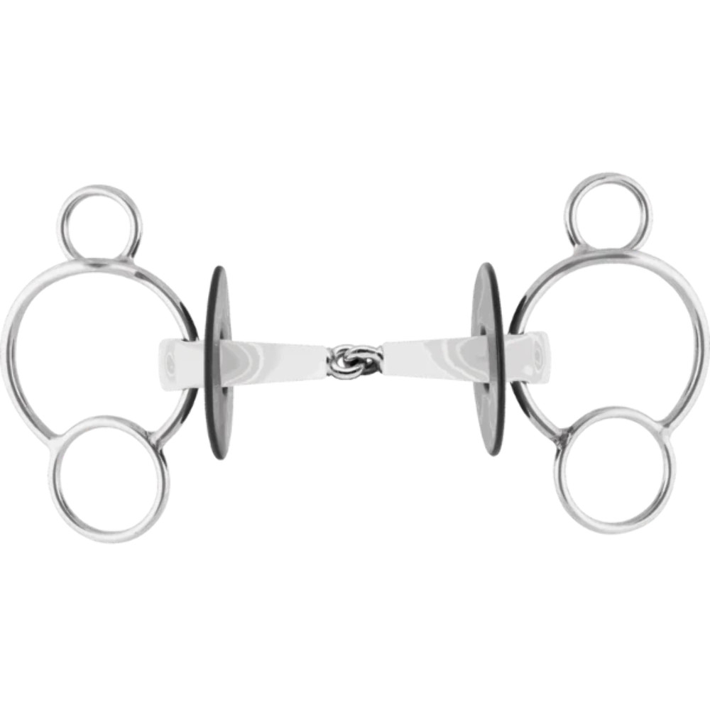 Herm Sprenger | Nathe 3-Ring Bit - Single Jointed | 5"