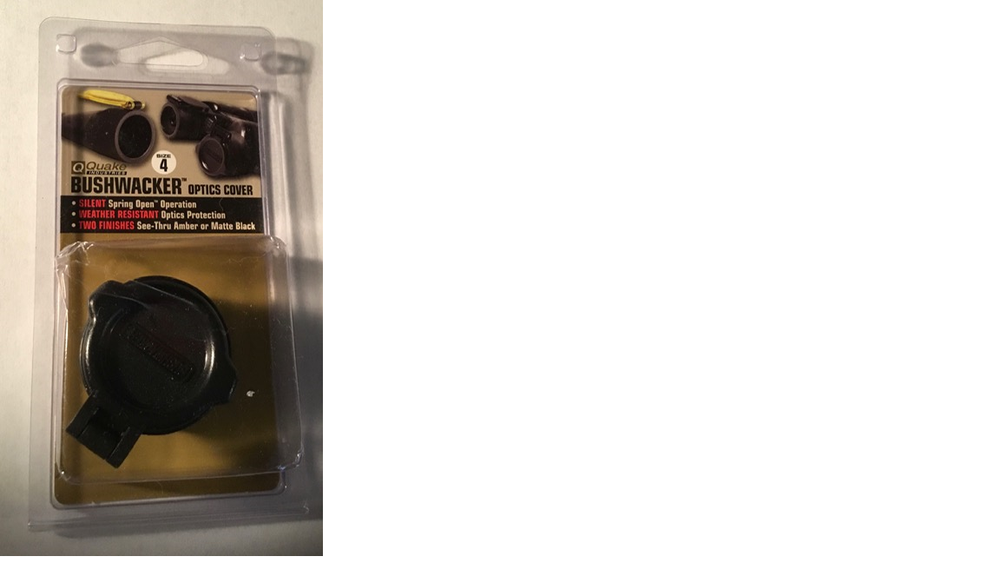 BUSHWACKER OPTICS COVER - SIZE 4 - SPRING OPEN OPERATION - NEW IN PACKAGE