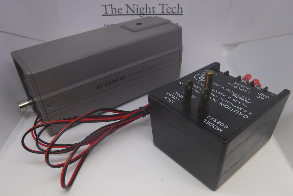 COHU High Performance CCD Camera 4915-2000 w/ Power Supply