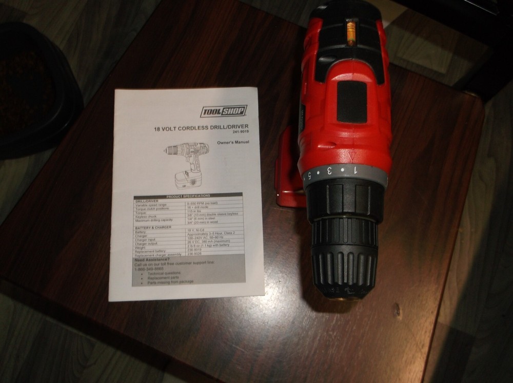 Tool shop 18 volt drill/driver-new-TOOL ONLY
