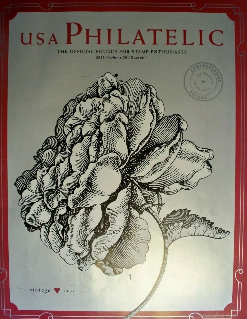 USA PHILATELIC MAGAZINE 2015/Volume 20/Quarter 1-COMPREHENSIVE EDITION Stamps