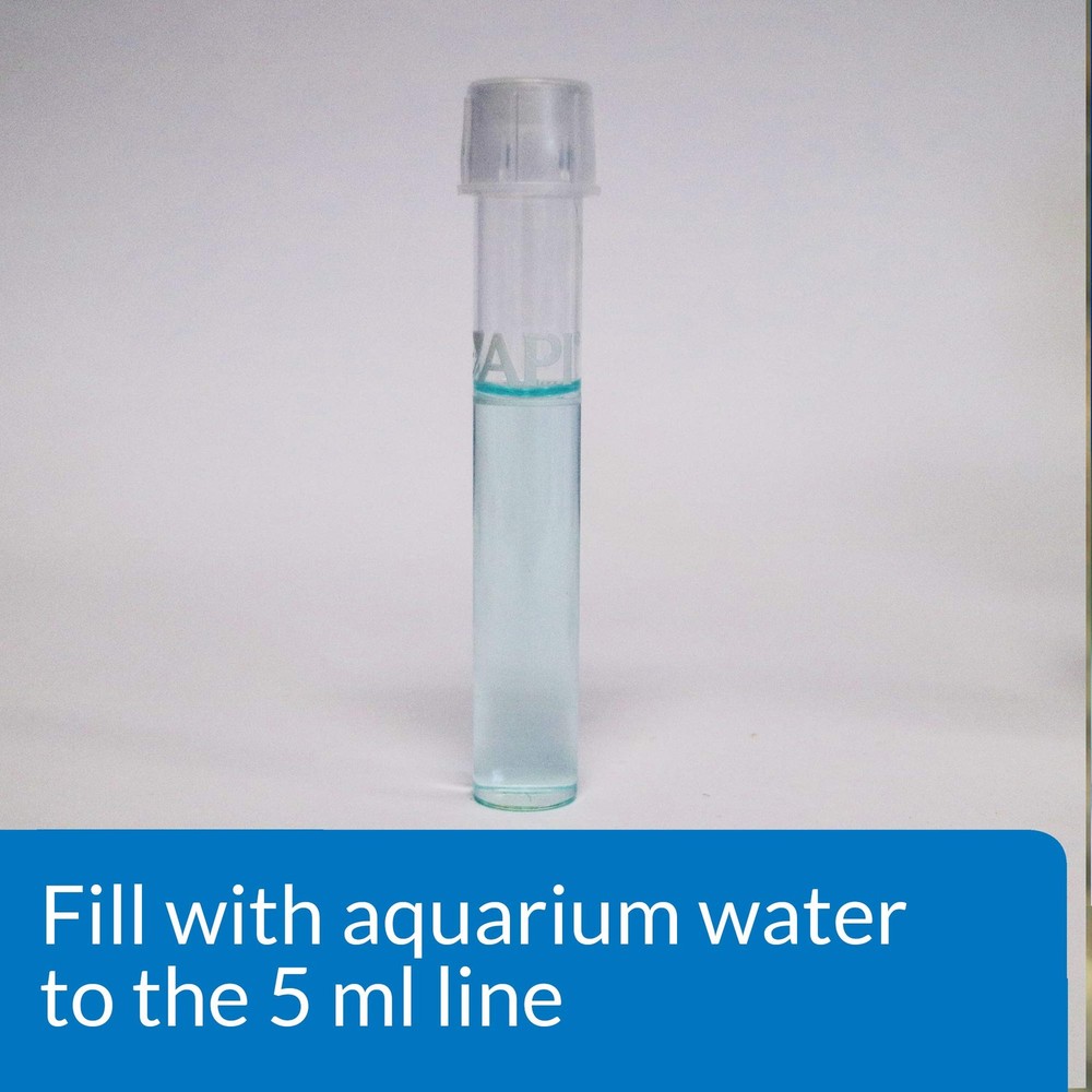 API REPLACEMENT PLASTIC TEST TUBES WITH CAPS For Any Aquarium Test Kit Inclu...