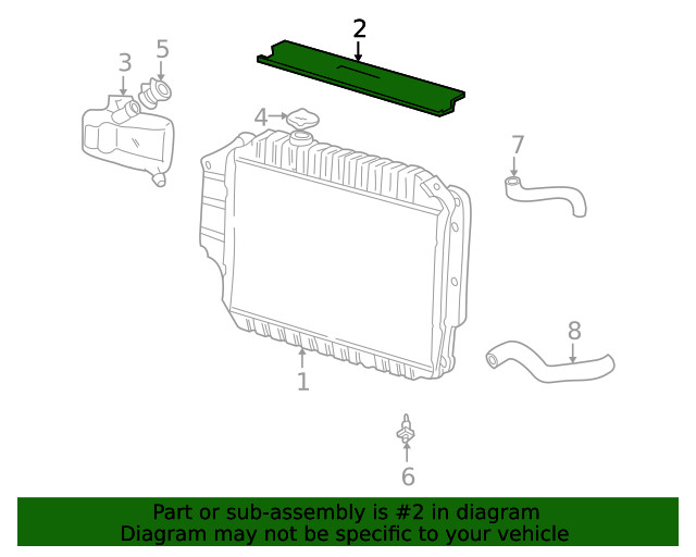 Genuine Ford Upper Support 4C2Z-8A193-AA