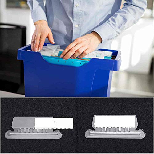 File Folder Tabs, 100 Sets Hanging File Folder Labels 2" Tabs and Inserts for