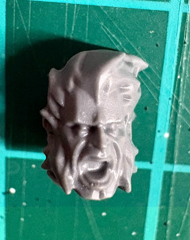 Unique Space Wolf-Style Space Marine Head– Type A Piece, Kitbash Unhelmeted
