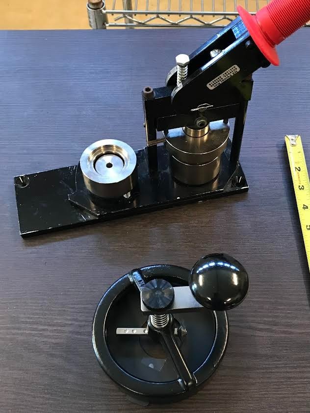 Tecre #125 1.25" Manual Button Maker AND Round Cutter: Button Making Kit