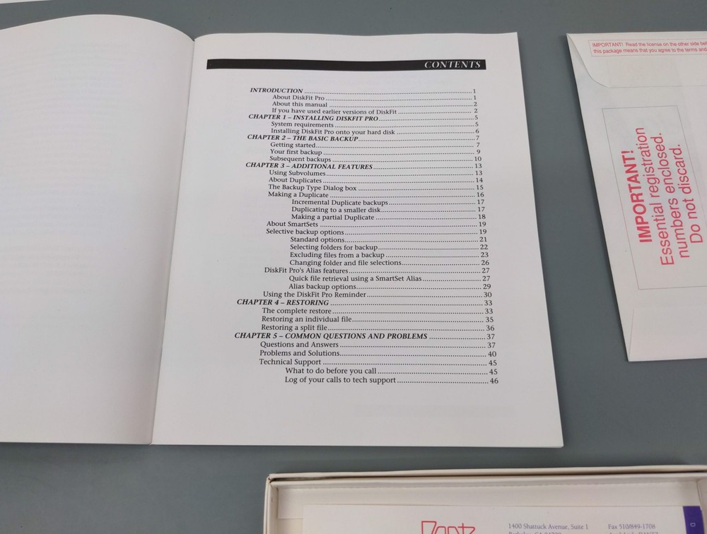 DiskFit PRO ~ Apple Mac Backup Software by Dantz