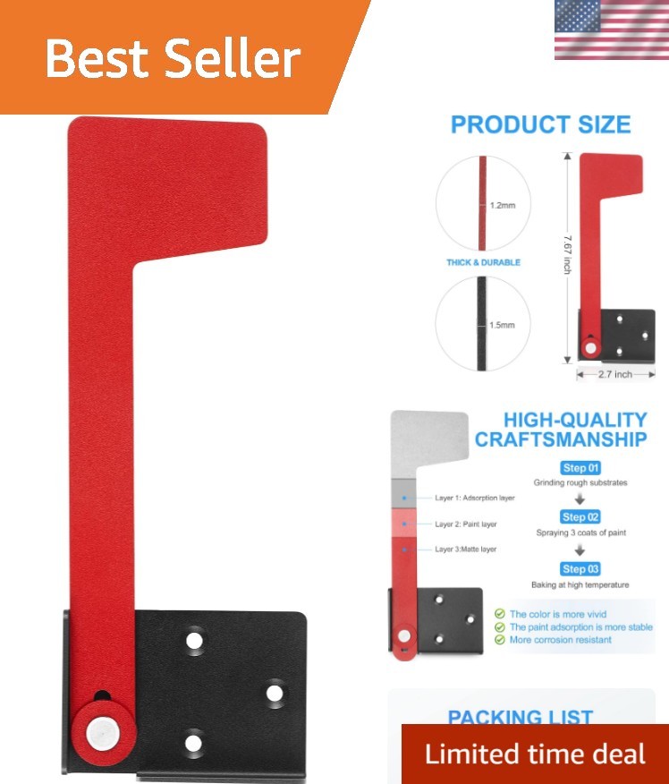 Professional Mailbox Flag Replacement Kit - Weather-Resistant, Multi-Surface Use