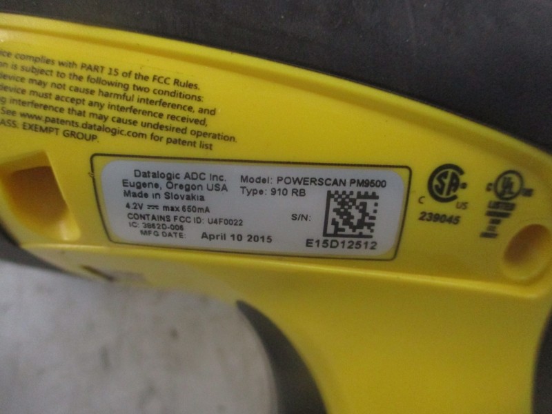 DATALOGIC POWERSCANPM9500 4.2V NSNP