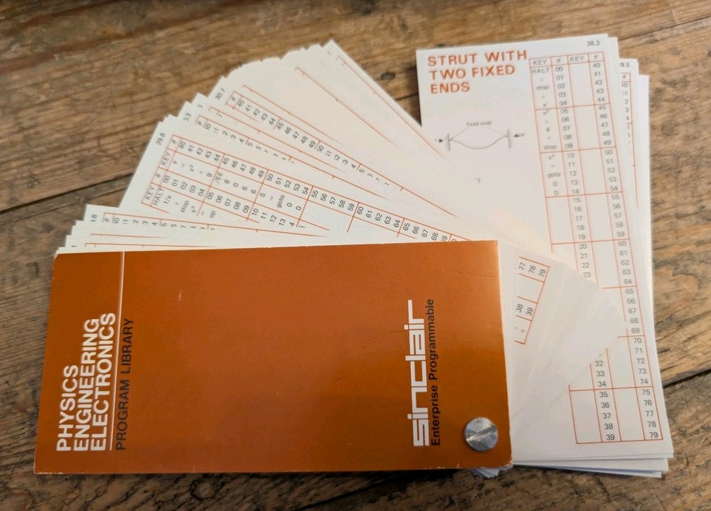 Sinclair Enterprise Programmable Calculator Vintage 1980s Working Boxed Manuals