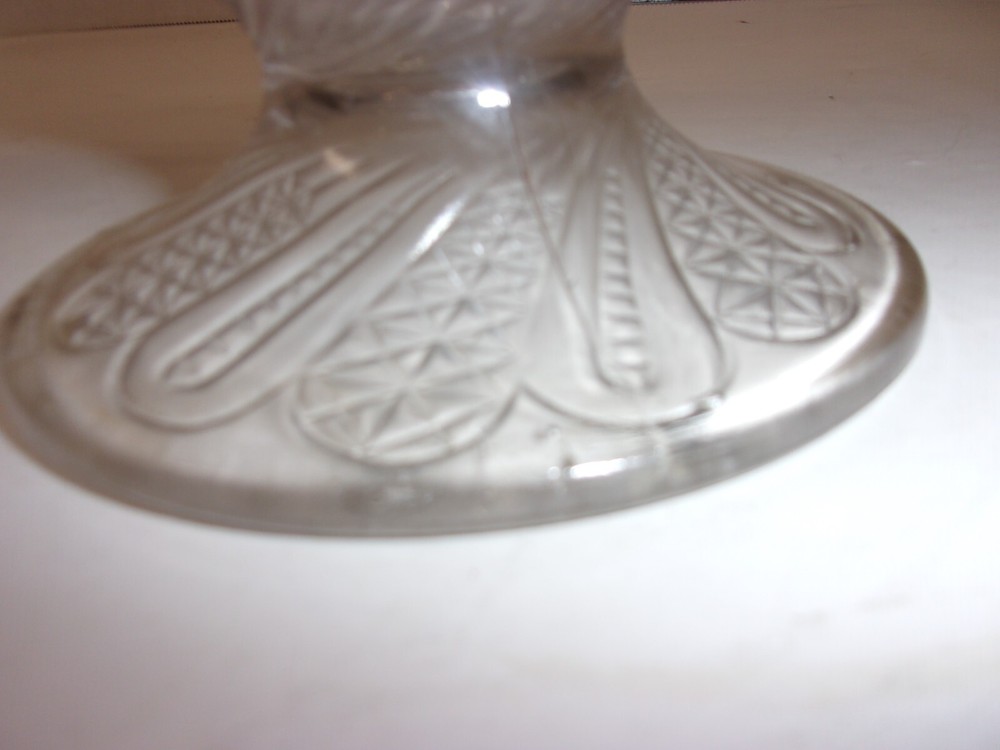 Vintage McKee Brothers Doric Pitcher EAPG Feather Pattern No Chips Or Cracks