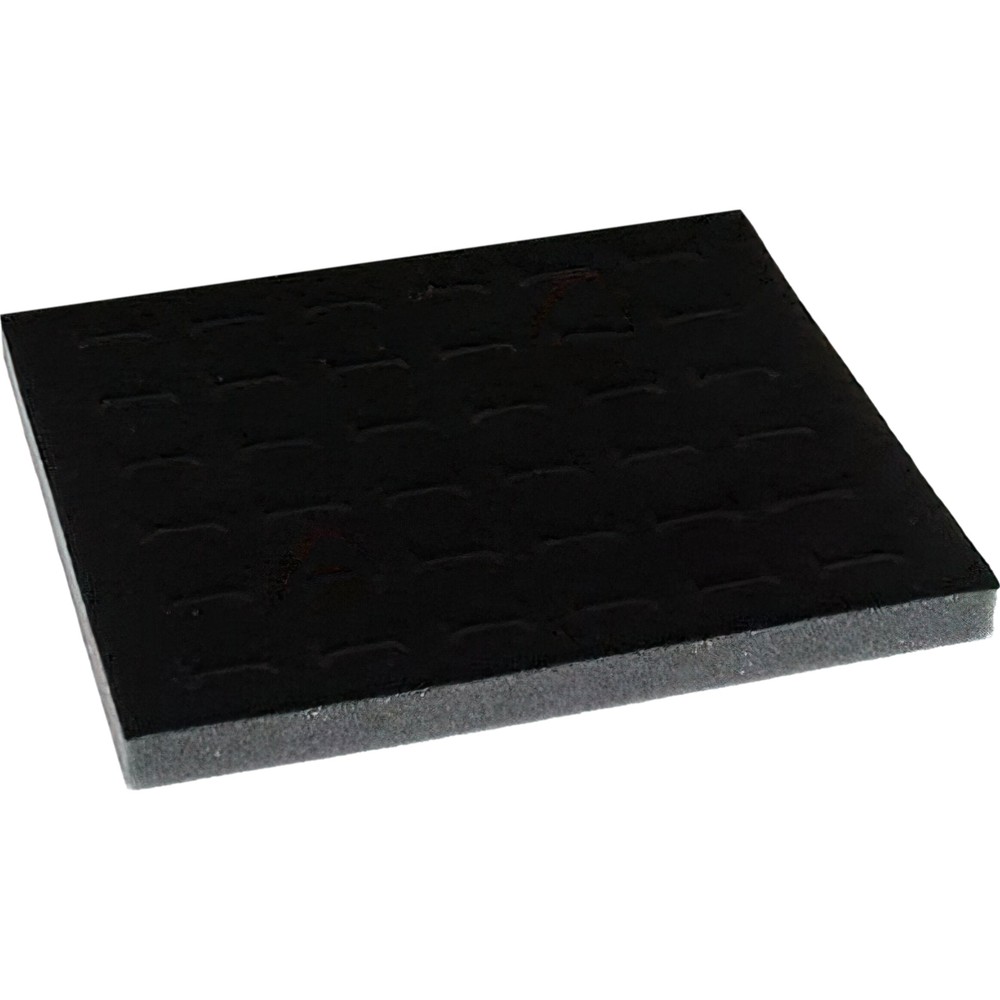 2 36 Slot Black Ring Display & Acrylic Lid Case
