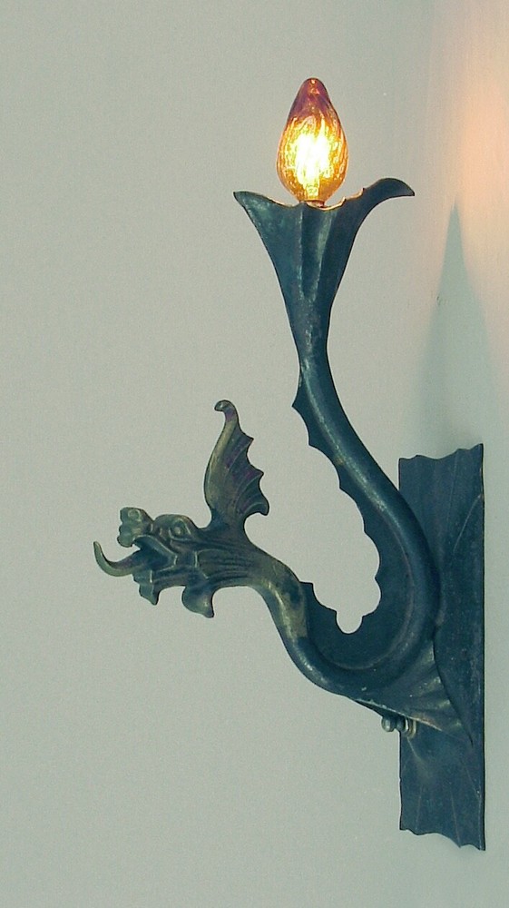 dragon sconce