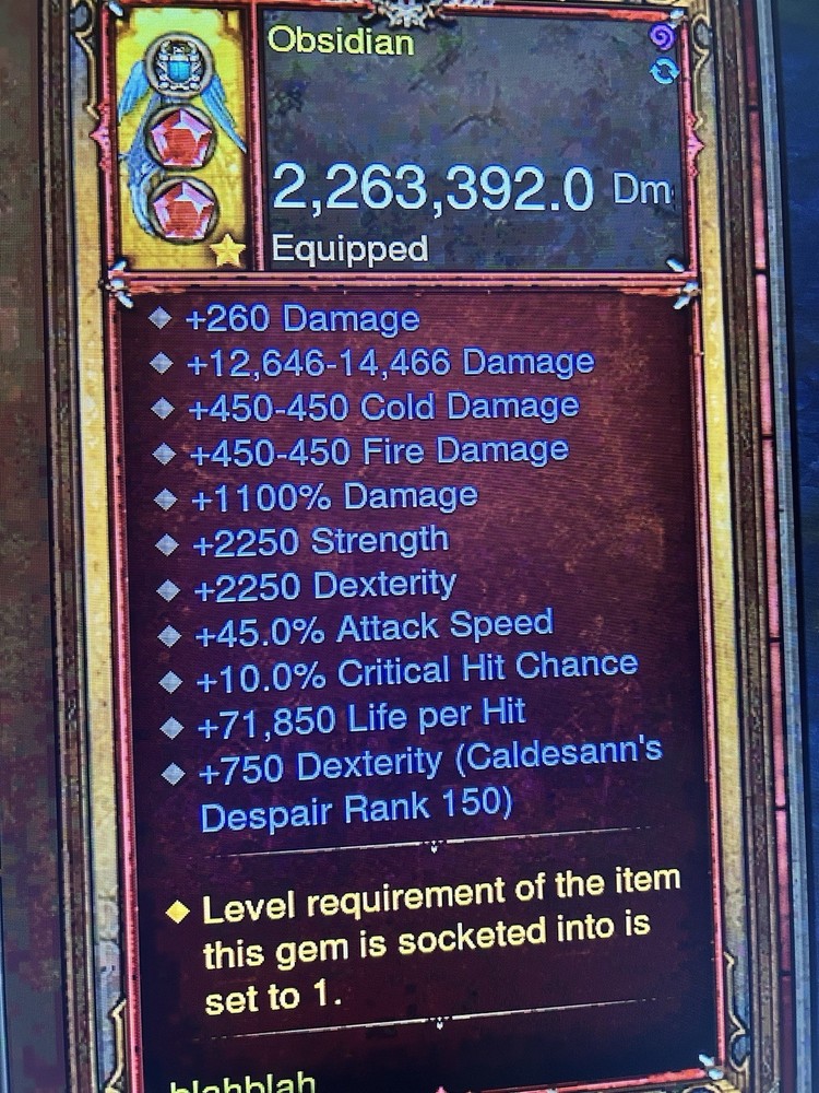 Diablo 3. Xbox Only. Modded Weapon