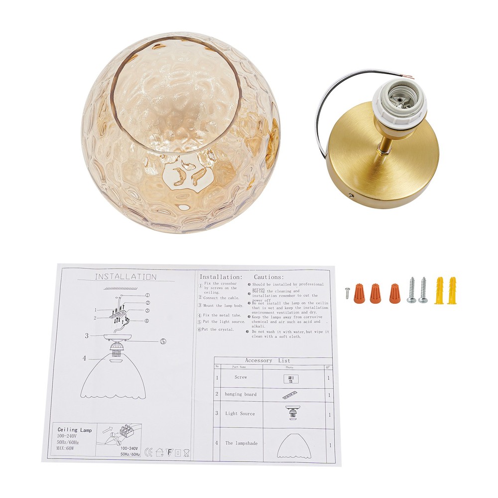 Gold Flush Mount Ceiling Light Fixture Modern Semi Flush Mount Ceiling Light