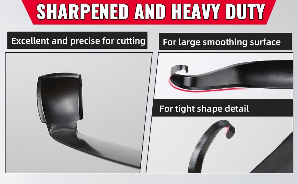 Versatile Pottery Trimming Tools, Sharpened Pottery Tool for Potter, Quality 1