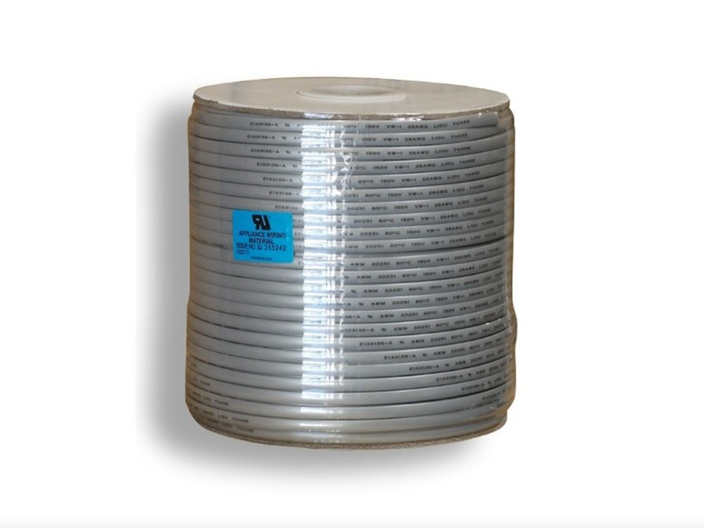 Cat3 Ethernet Bulk Cable Network Flat Stranded UTP Copper Wire 1000ft Silver