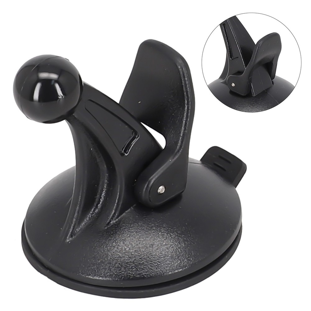 Auto Car GPS Holder Windshield Windscreen Mount Plastic Black For Garmin