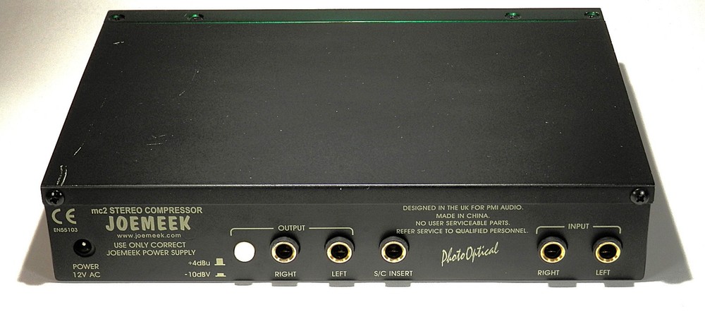 JoeMeek MC2 Half-Rack Optical Compressor, Limiter and Stereo Imager
