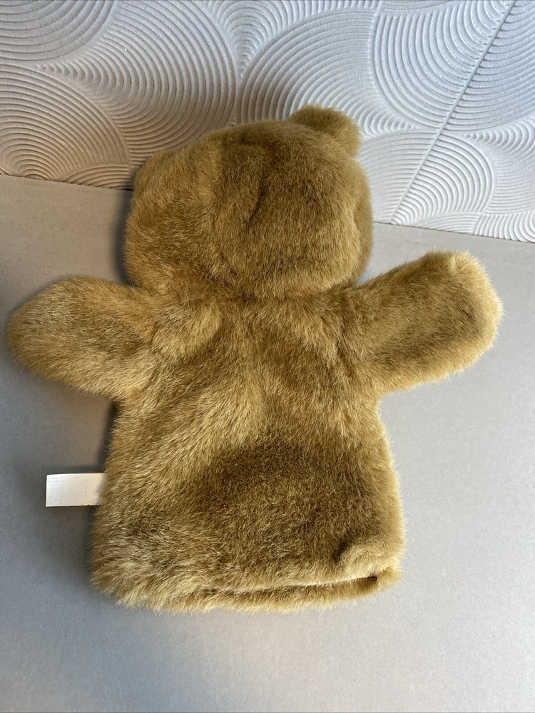 Teddy Bear Hand Puppet Brown Plush
