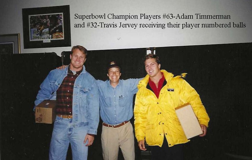 Green Bay Packers Serial Numbered Superbowl XXXI "Player" Game Ball 1 of a Kind