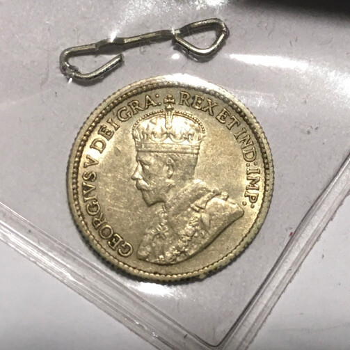 Canada 5c Silver 1914 AU