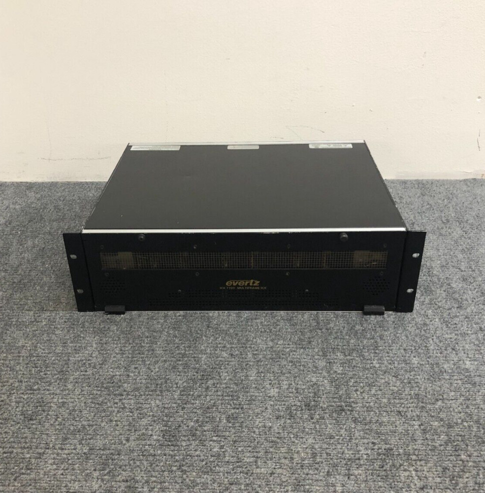 EVERTZ 7700FR-C Multiframe Controller with Modules and Power Cord