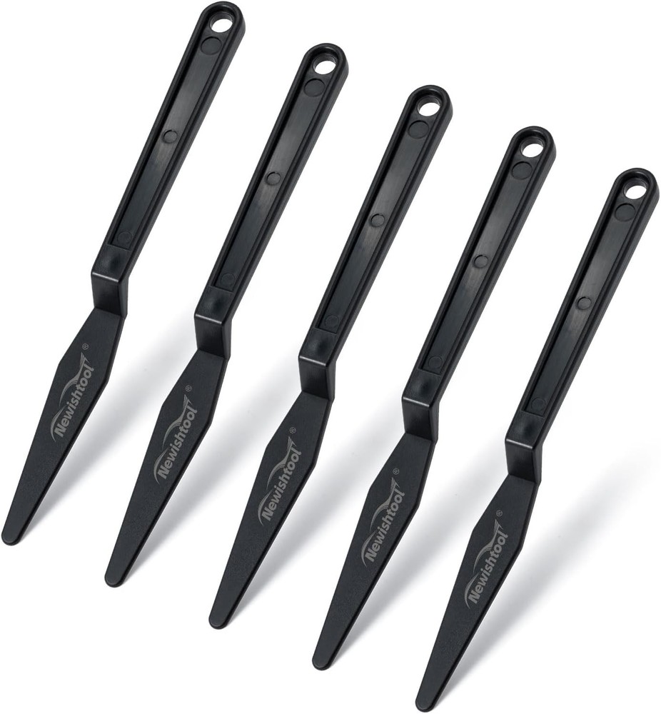NEWISHTOOL Window Tint Tool, 5 PCS Black Corner Squeegee with Long
