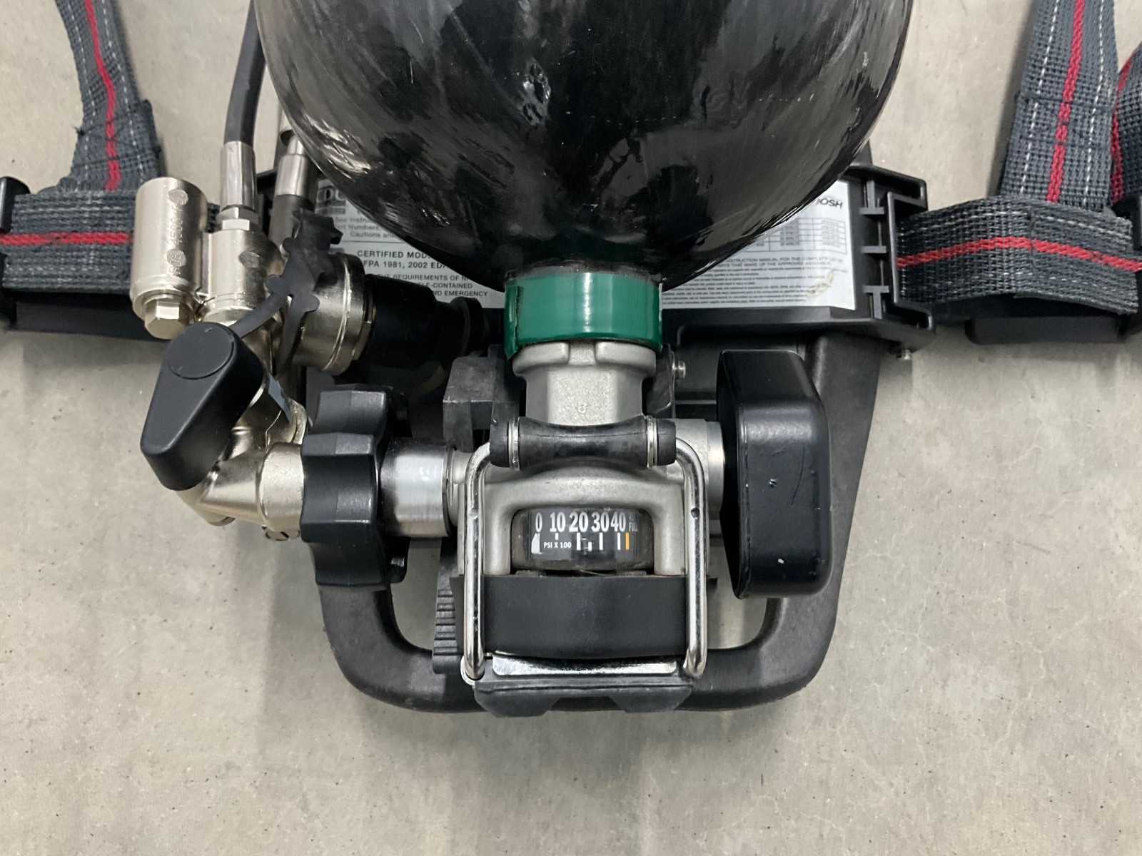 Interspiro 60 min Tank Harness an mask SCBA Firefighter Rescue Equipment