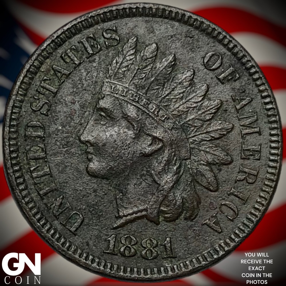 1881 Indian Head Cent Penny Y0614