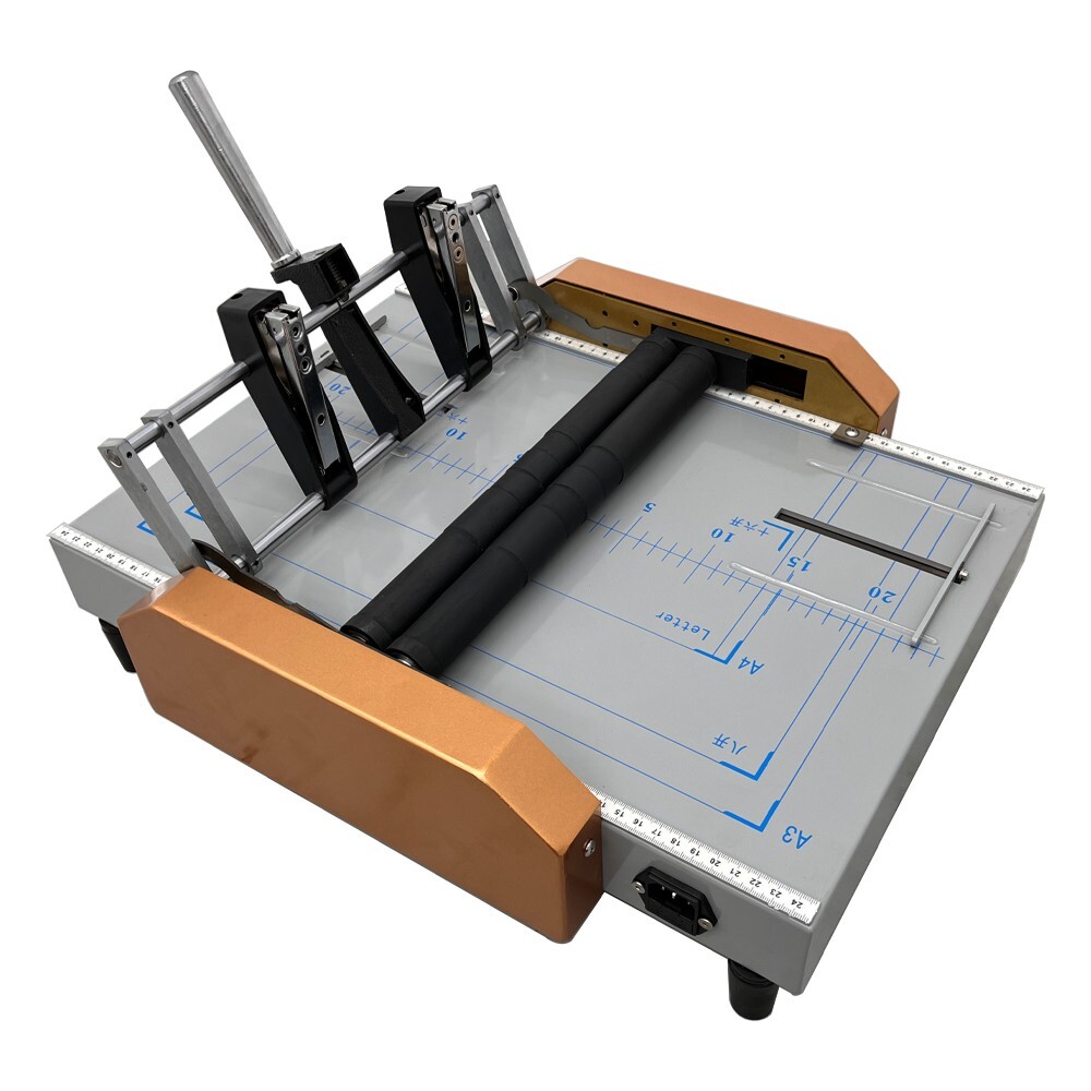 A3 Electric Binding Machine Horse-riding Nail Flat Stitching Automatic Folding