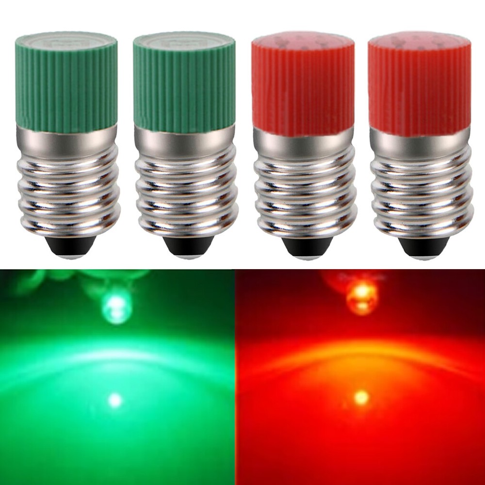 5Pcs Red & 5Pcs Green LED Bulbs Light 18 Volt Replace For Lionel 022 Controller
