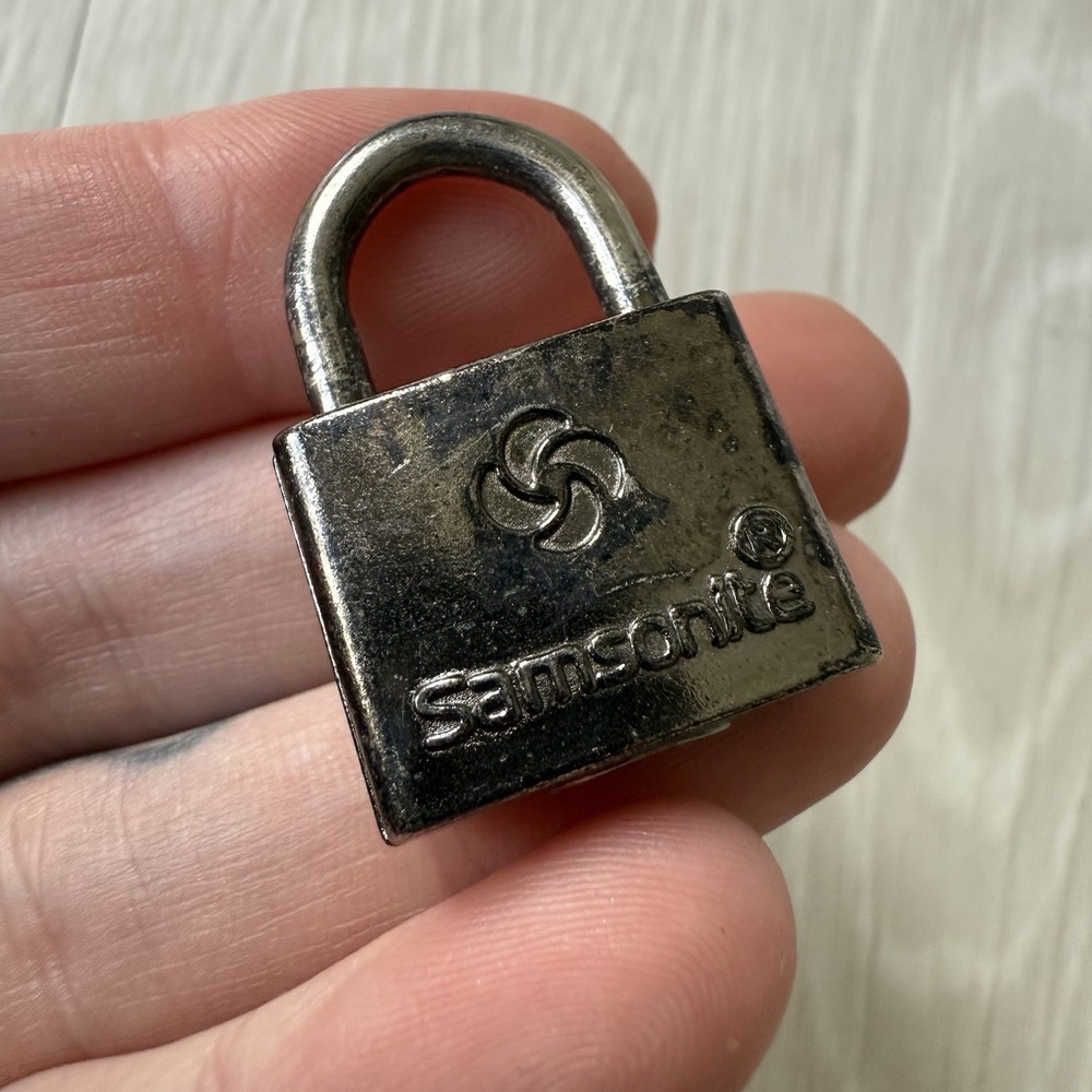Samsonite Mini Luggage Lock with 2 Working Keys Padlock