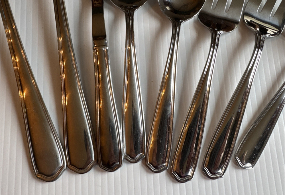 Reed & Barton Tarbor Stainless Steel Flatware 8 pc Serving Set