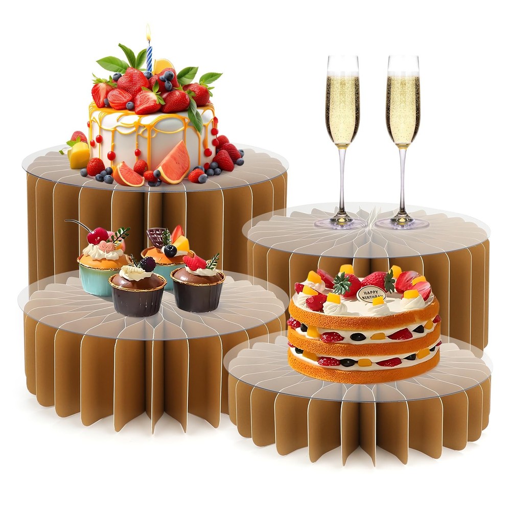 Buffet Risers Food Risers for Buffet Table Acrylic Risers Display Stands Tall...