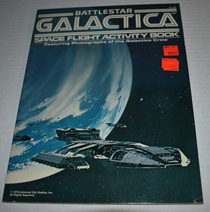1979 Battlestar Galactica Space Flight Activity Book- Unused