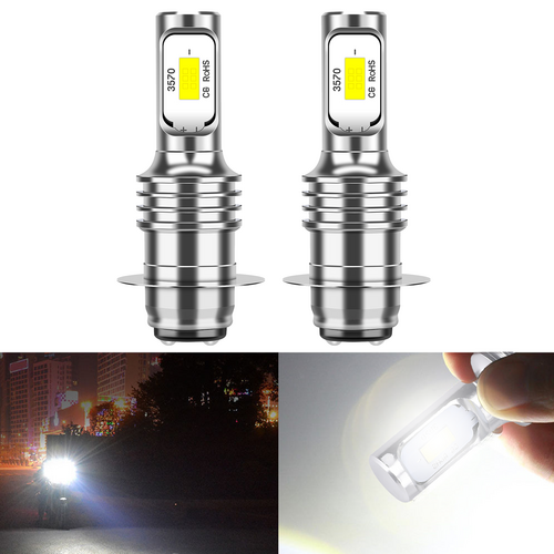 For Yamaha Rhino 450 660 700 Super White 80W H6M LED Headlight Bulbs 2X 6000K