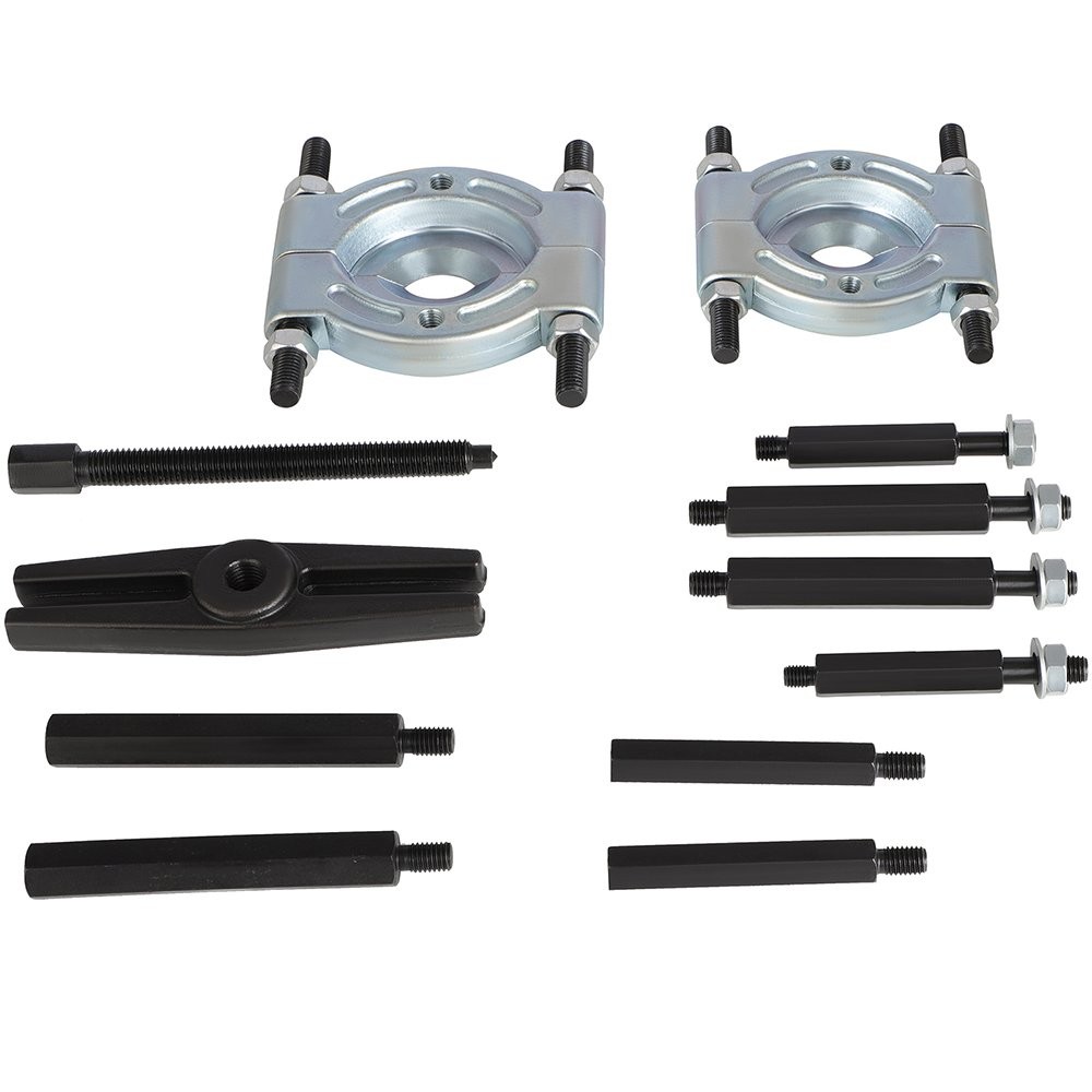 12Pcs Bearing Separator Puller Kit 2" and 3" Splitters Remove Bearings Tool Set