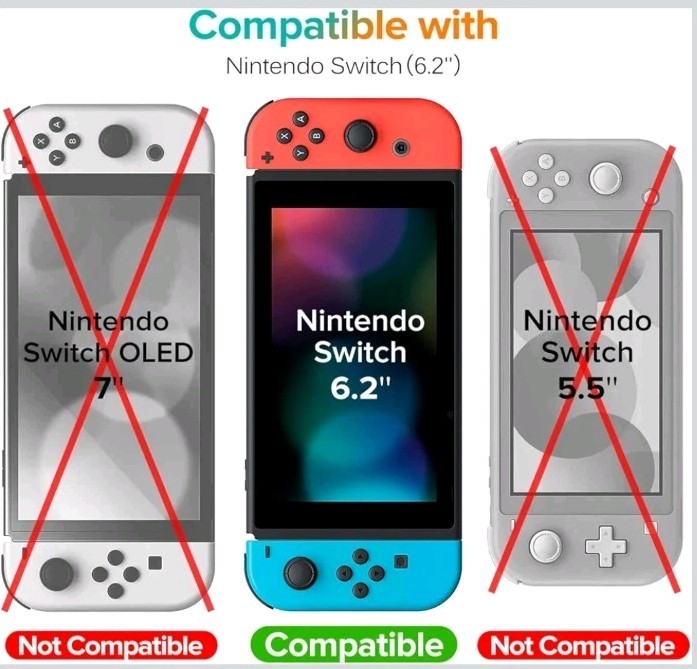 Ivoler 3-Pack Tempered Glass Screen Protectors for Nintendo Switch 2