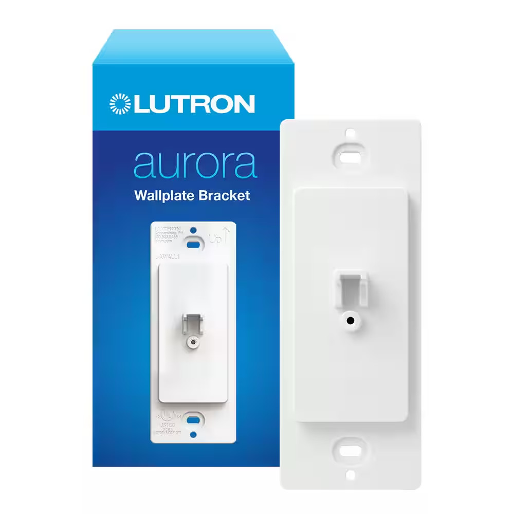 Aurora Wallplate Bracket for Paddle/Decorator Switches, for Use with Aurora Smar