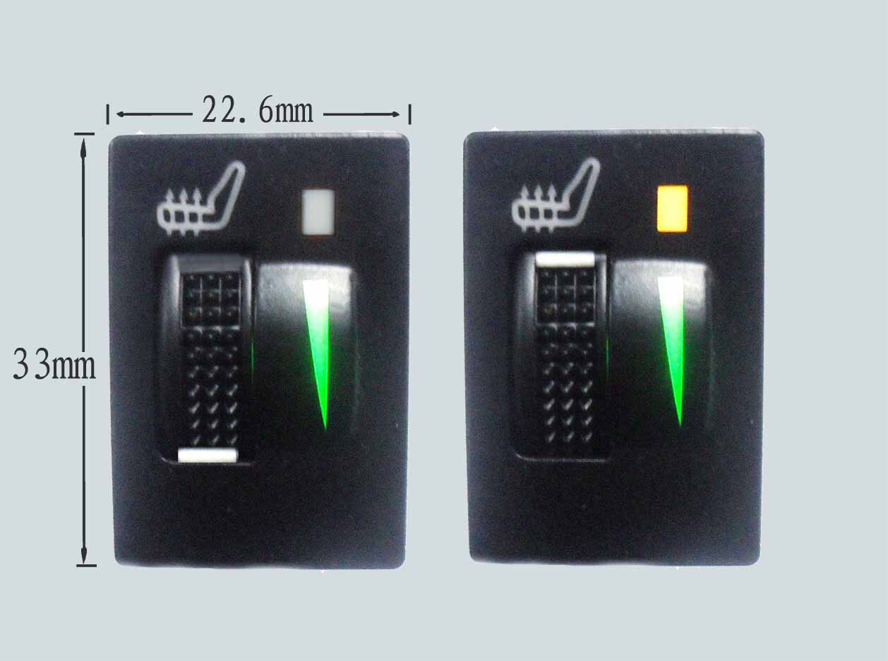 Car seat heater switch*2 pcs fit Toyota,replace damaged one,heated seat switch