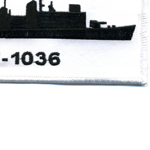 DE-1036 USS Mcmorris Silhouette Patch