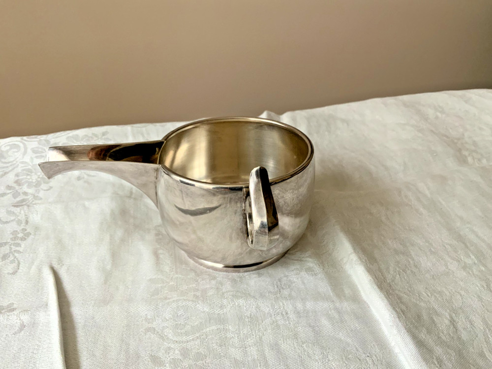 Metropolitan Museum ROMAN TRULLA Fill gravy boat cup silverplate Gorham