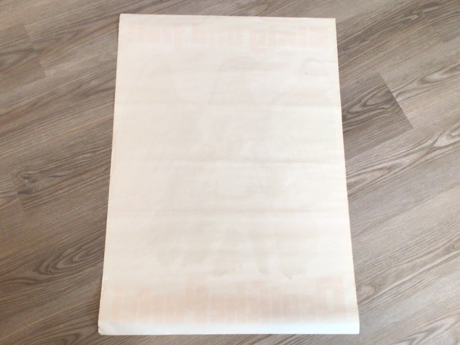 Original WWII German Poster -Excellent & Large